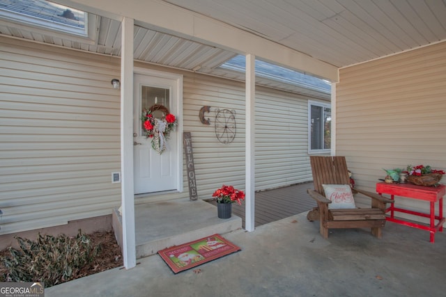 view of entrance to property