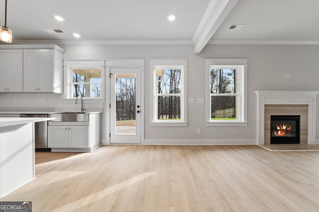 spacious closet featuring hardwood / wood-style flooring