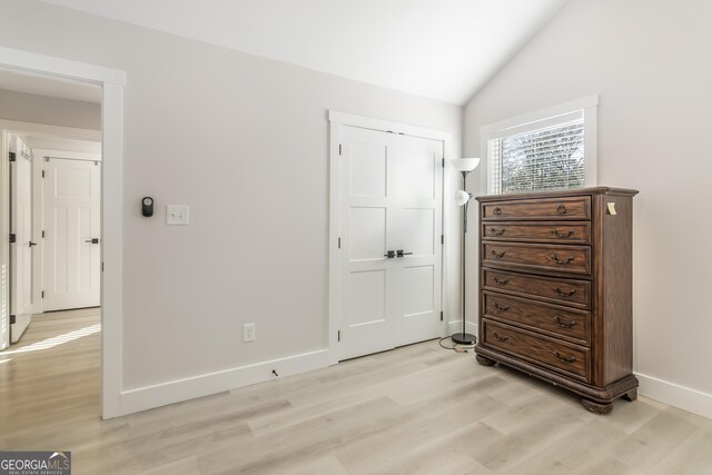 bathroom featuring hardwood / wood-style floors and vanity