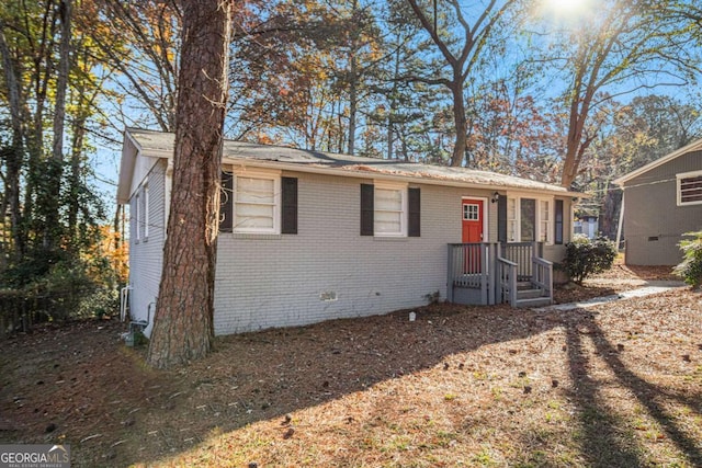 view of front of property