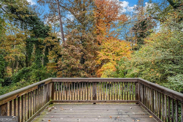 view of deck