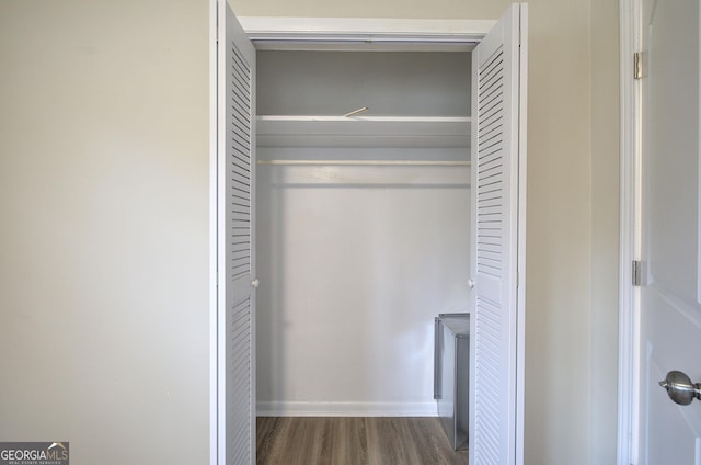 view of closet