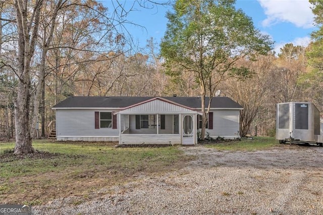 view of ranch-style home