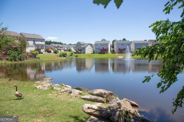 property view of water