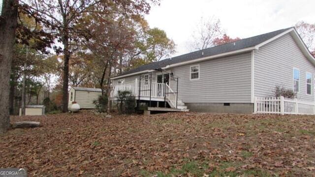 view of rear view of house