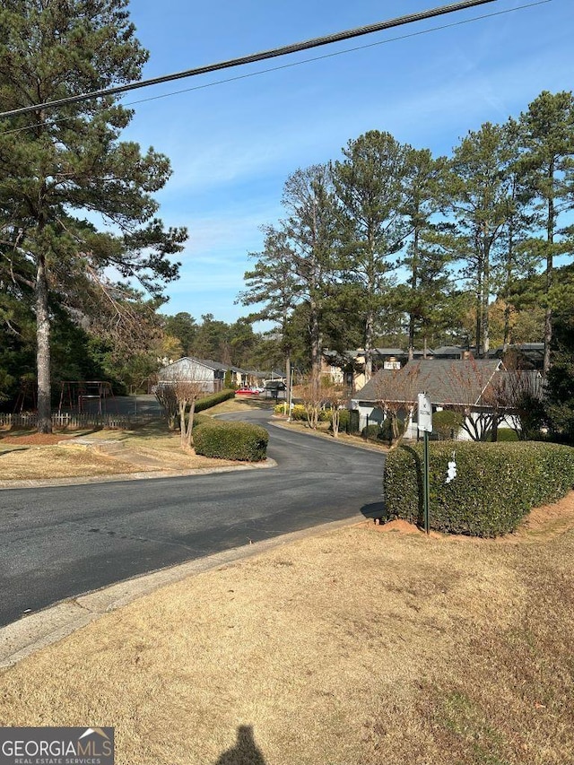 view of road