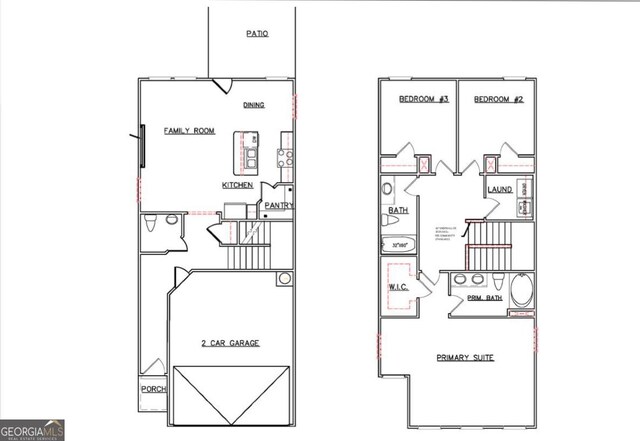 11517 Kimberly Way Lot 3, Hampton, GA 30228 - view of front of property with an attached garage, board and batten siding, driveway, and fence