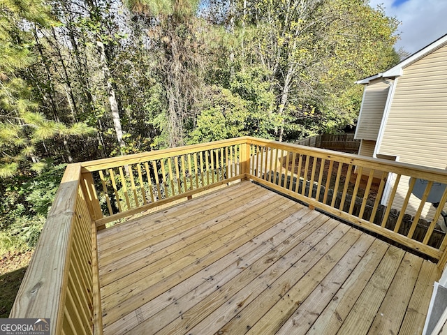 view of deck