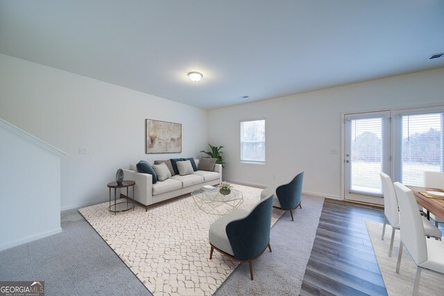 unfurnished room featuring hardwood / wood-style flooring