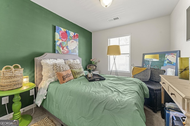 bedroom featuring carpet floors