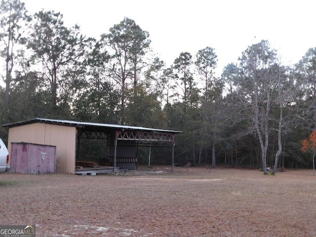 view of outbuilding