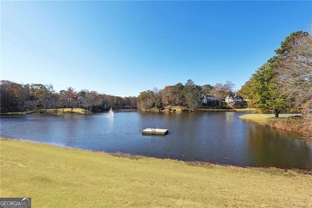 property view of water