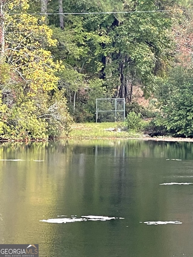 view of water feature