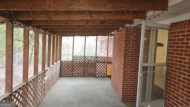 view of storage room