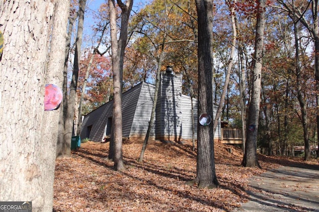 view of side of property