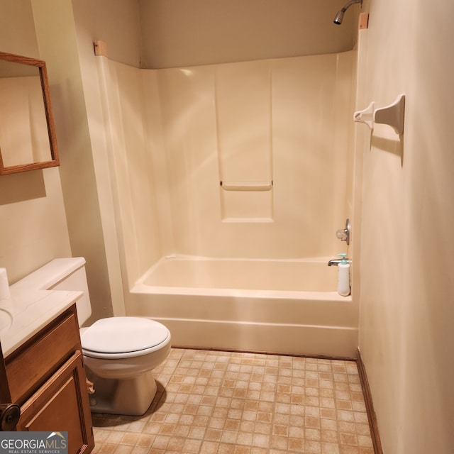 240 Chambers Rd, Mcdonough, GA 30253 - full bath featuring tile patterned floors, vanity, and shower / bath combination