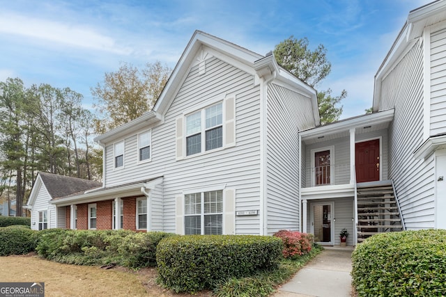 view of front of home