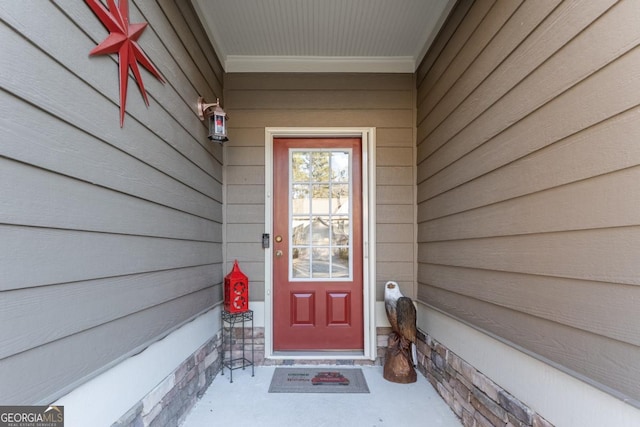 view of property entrance