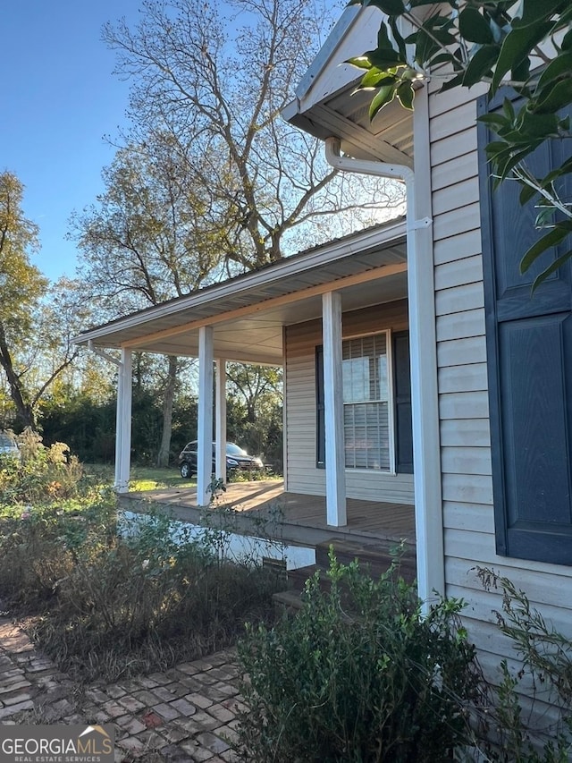 view of patio / terrace featuring covered porch