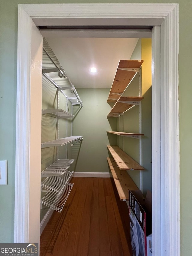 view of pantry