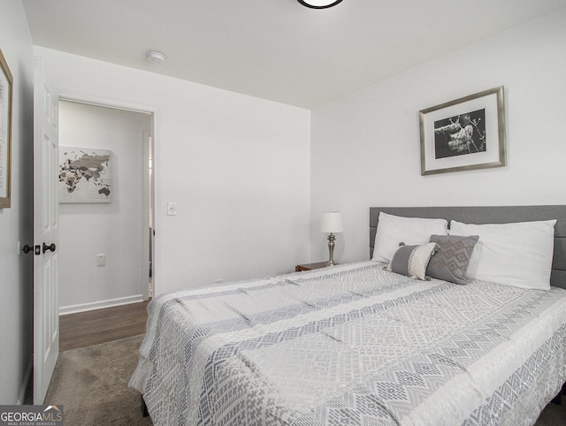 bedroom with carpet flooring