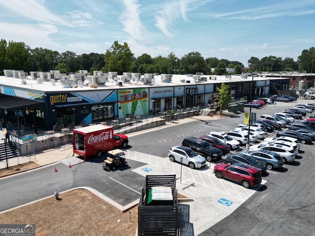 view of car parking