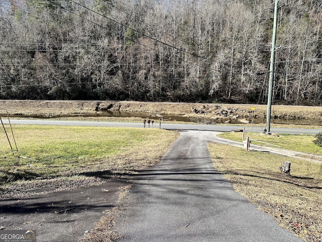 view of road