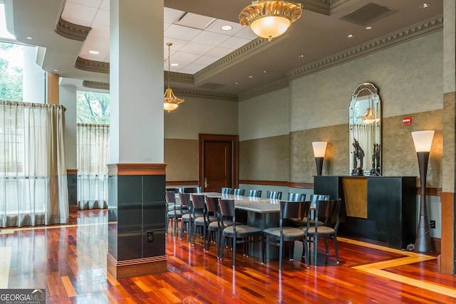 750 Park Ave NE Unit 8E, Atlanta, GA 30326 - community lobby with a towering ceiling and crown molding