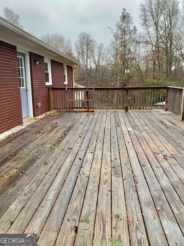 view of deck