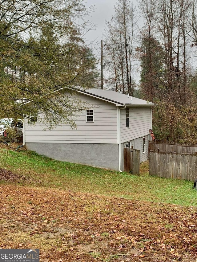 view of side of property