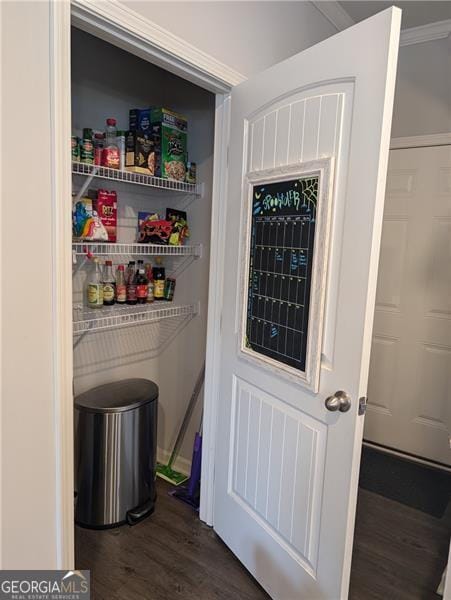 view of pantry