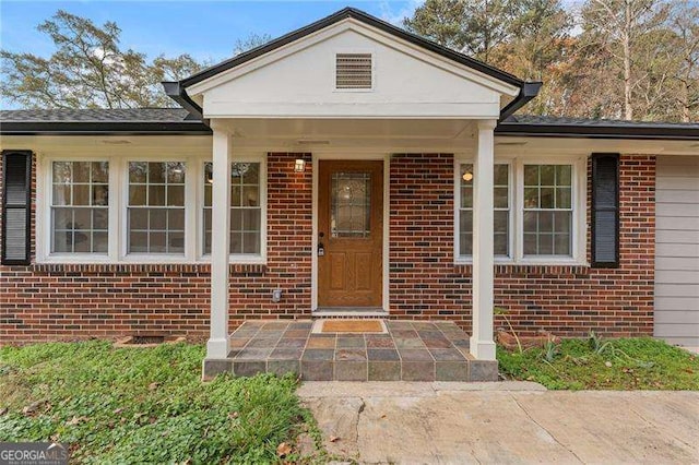 view of entrance to property