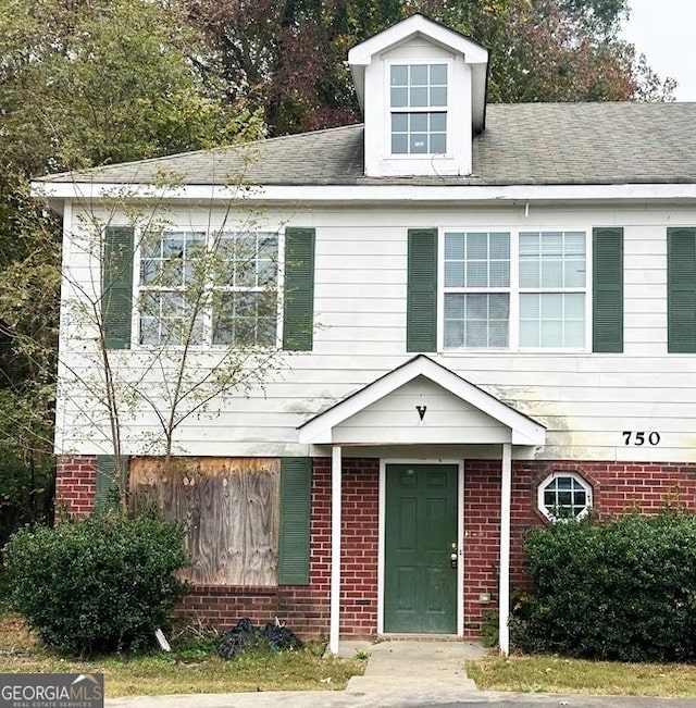 view of front of home