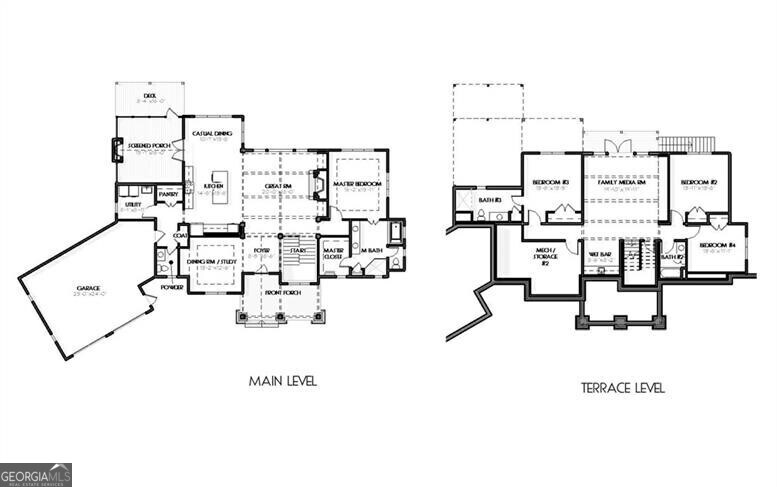 5074 Sanderlin Mountain Dr S, Big Canoe, GA 30143 - floor plan
