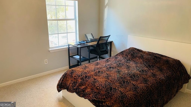 bedroom featuring carpet floors