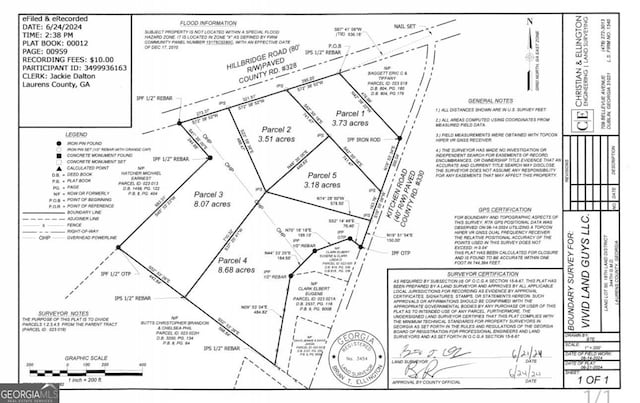 00 Hillbridge Rd, Dexter GA, 31019 land for sale