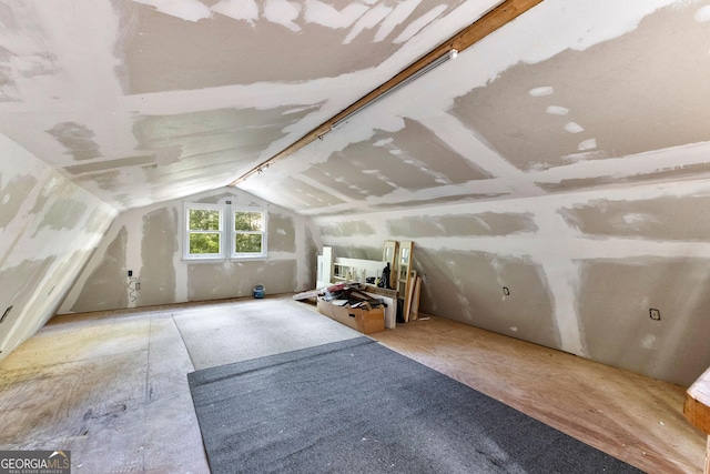 119 Castlewood Rd, Tyrone, GA 30290 - additional living space featuring vaulted ceiling