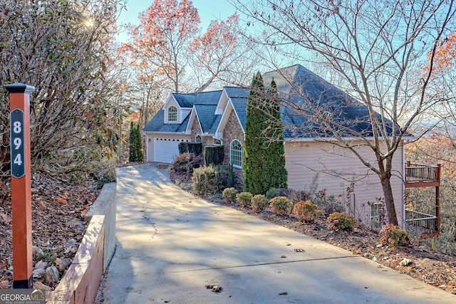 view of side of property