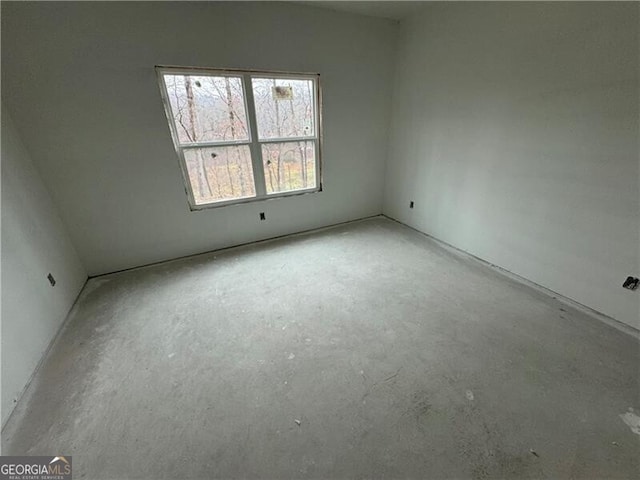 view of empty room