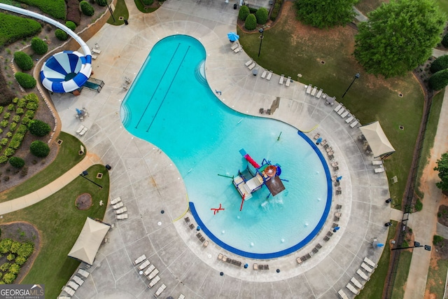 view of pool