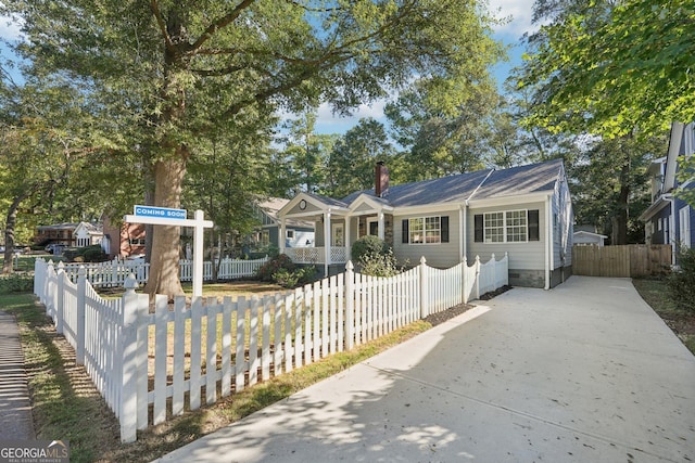 view of ranch-style house