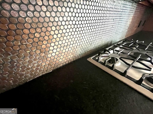 details featuring gas cooktop