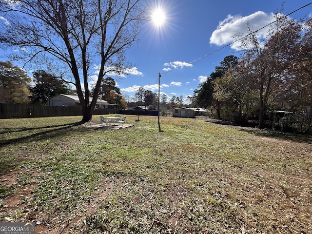 view of yard