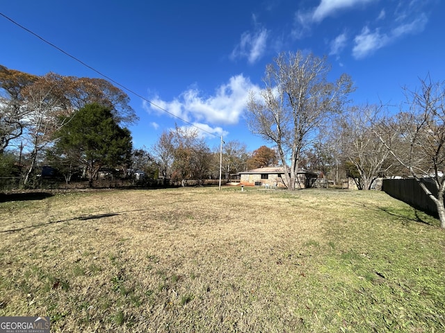 view of yard