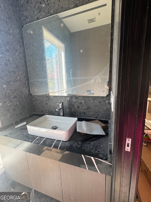 bathroom with a sink