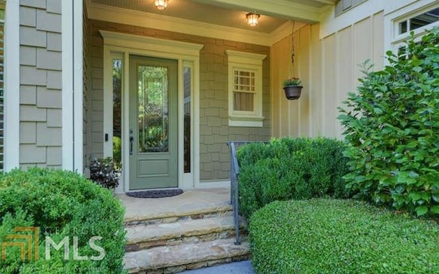 view of entrance to property