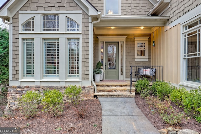 view of property entrance