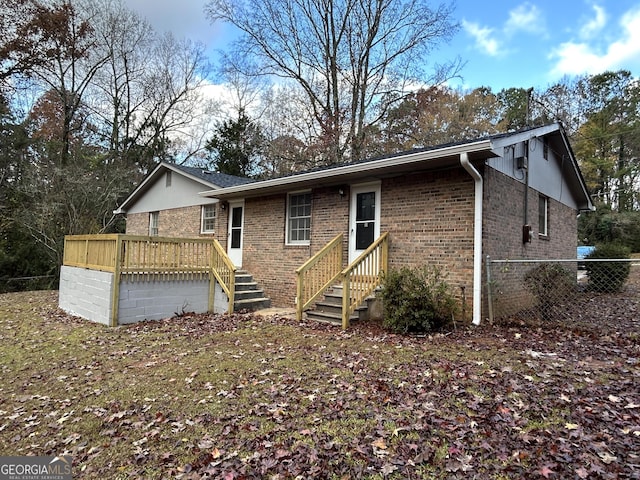 view of rear view of house