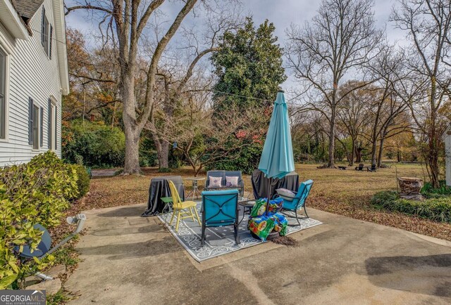 view of patio