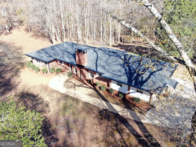 aerial view